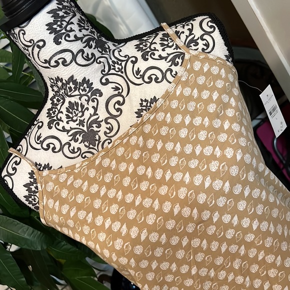 NWT Ann Taylor Tan Camisole Shells Large #450 - Picture 3 of 6